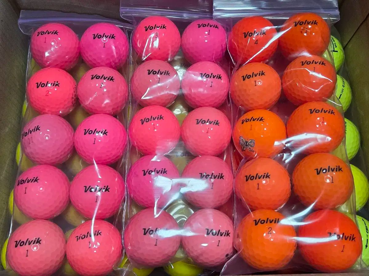 Volvik ボルビック マット グロス シャッフル ロストボール 100 区 ゴルフボール 무료배송