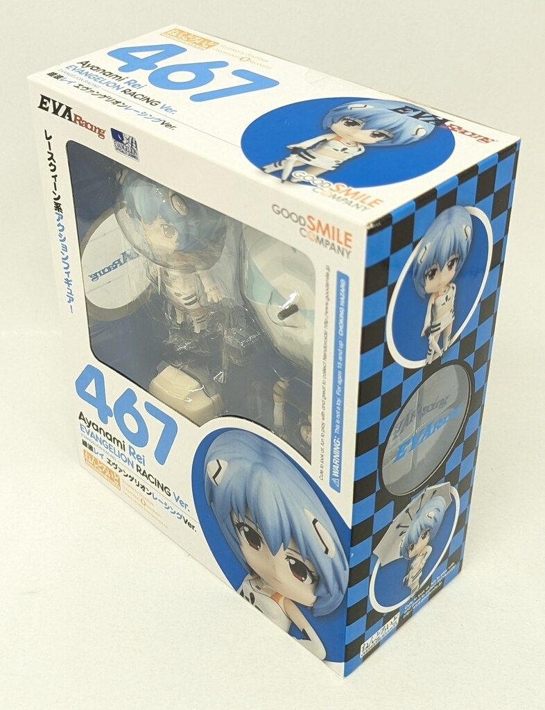 GOOD SMILE COMPANY - ねんどろいど 467 綾波レイ エヴァンゲリオンレーシングVer. 完成品 可動フィギュア GOODSMILE ONLINE SHOP&amp;エヴァンゲリオンストア限定 グッドスマイルカンパニー ねんどろいど 綾波レイ エヴァンゲリオンレーシングVer.