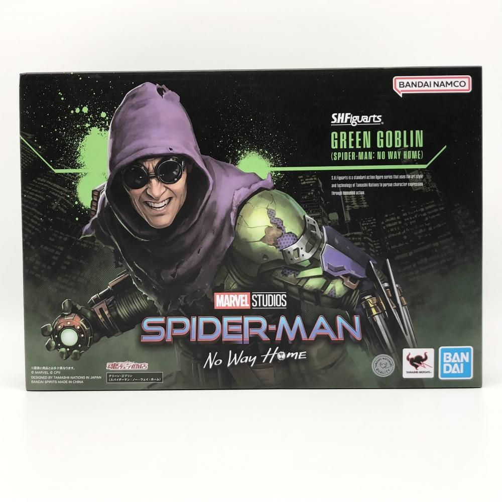 スパイダーマン　ノー・ウェイ・ホーム　グリーンゴブリン　サインカード　シニスター 中古】開封 バンダイ スパイダーマン:ノー・ウェイ・ホーム S.H.