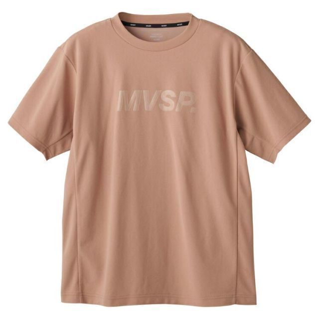 DESCENTE デサント EXcDRY 表パイル デボスロゴ ショートスリーブシャツ ベージュ Oサイズ DMMVJA54 BG | スポーツ 服 衣類 機能性 ショートスリーブ トップス 半袖 シャツ ストレッチ性 快適 素材 パ