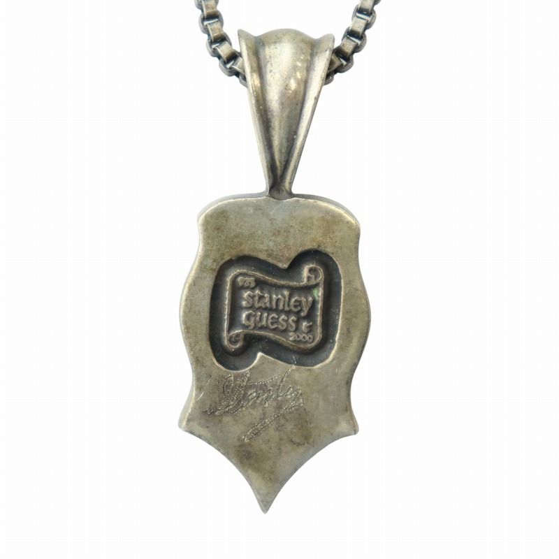 スタンリーゲス STANLEY GUESS ネックレス ウッドギター ペンダント