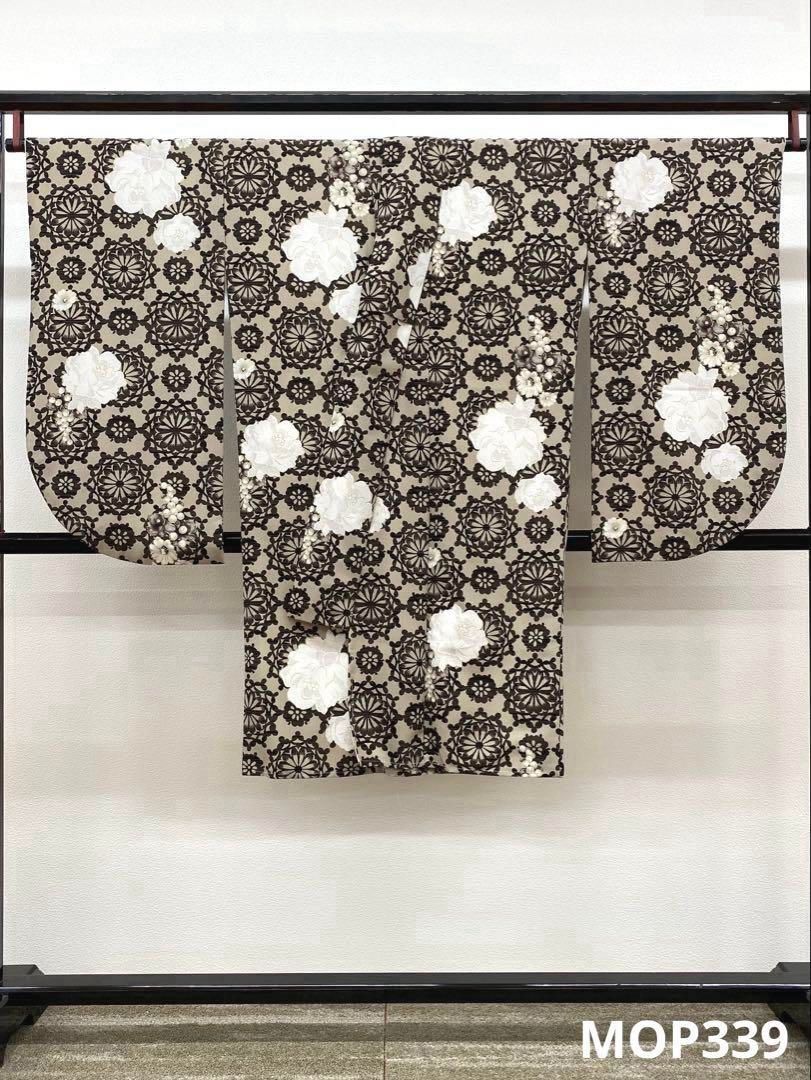 2尺袖 ブランド ポリエステル着物 ジャパンスタイル 金彩 袴用