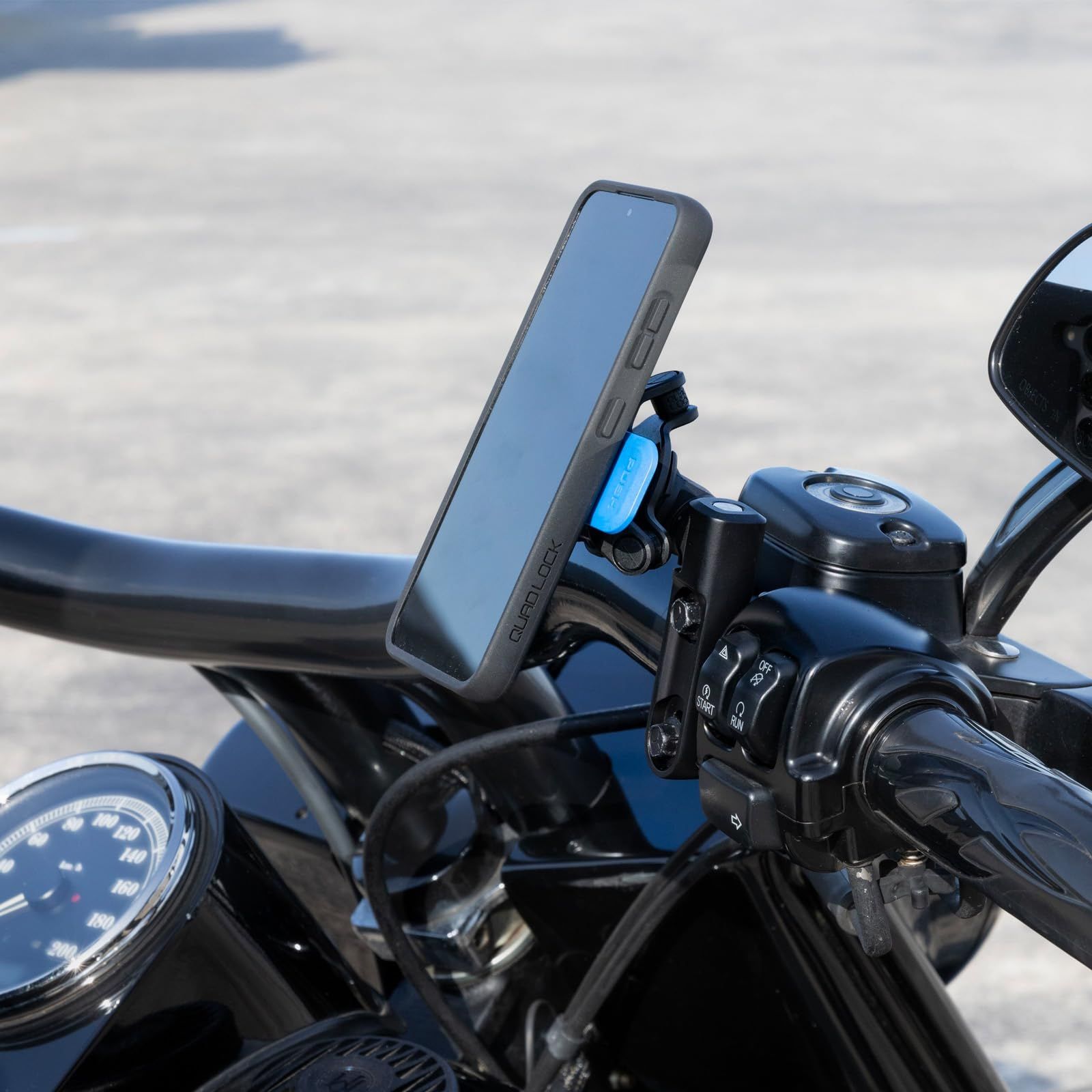 Quad Lock ブレーキ クラッチ オートバイマウント - MAGとオリジナルケースに対応 オートバイ 携帯電話マウントホルダー Brake Clutch