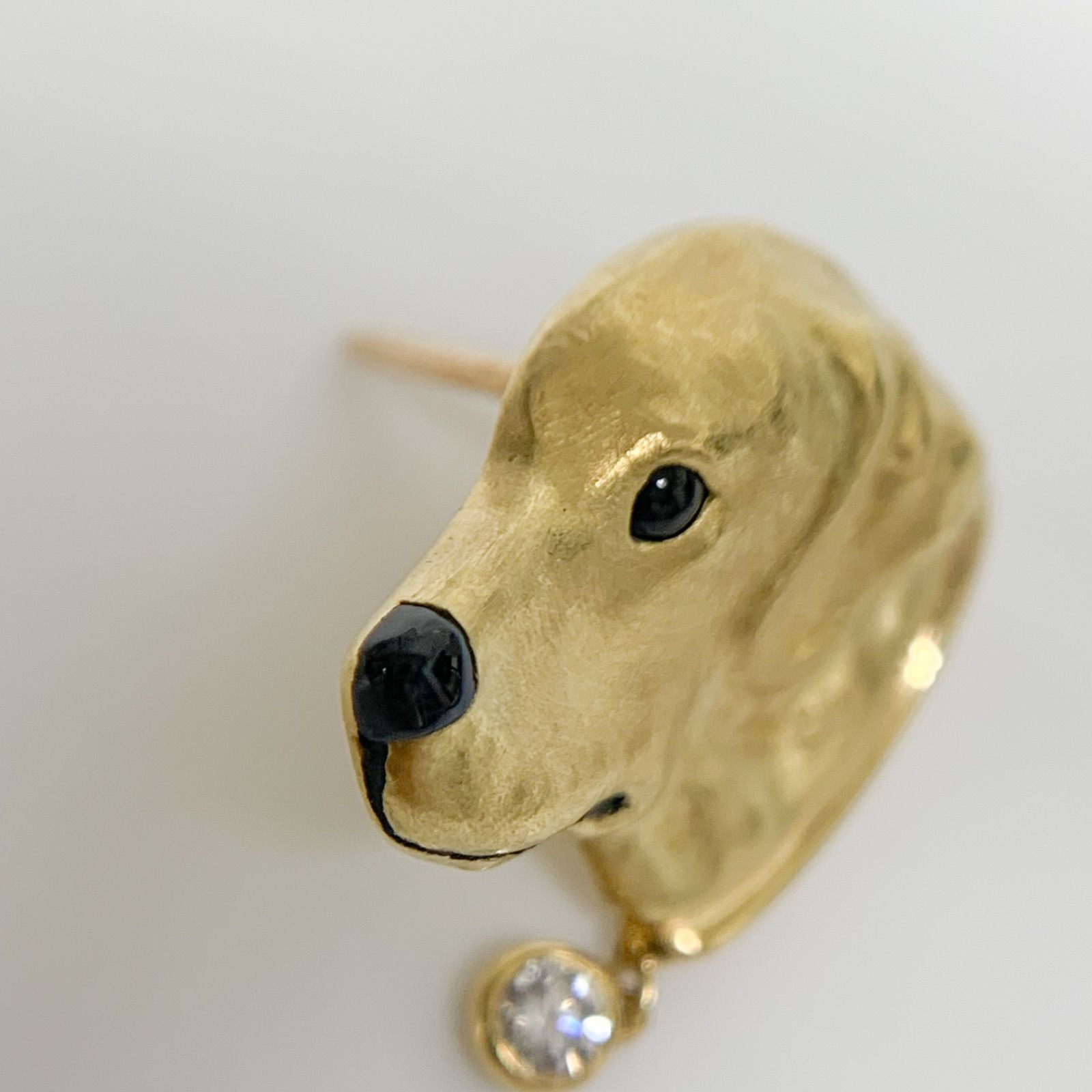中古】Gimel ギメル オニキス サファイア0.28ct ダイヤ0.068ct