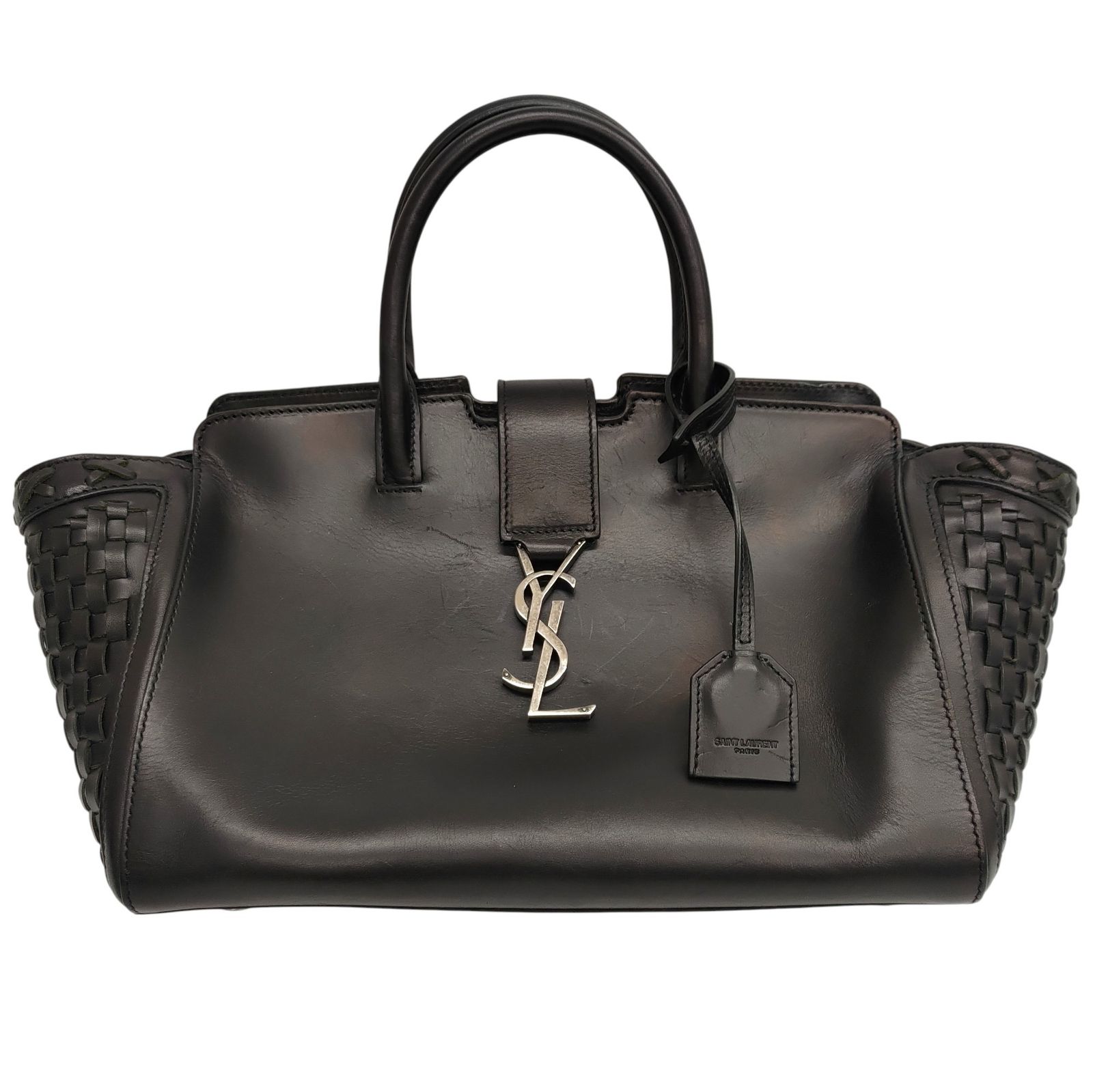 サンローランパリ SAINT LAURENT PARIS ダウンタウンカバス 2WAYバッグ ブラック GNR481909 0118 ショルダー JA-24913