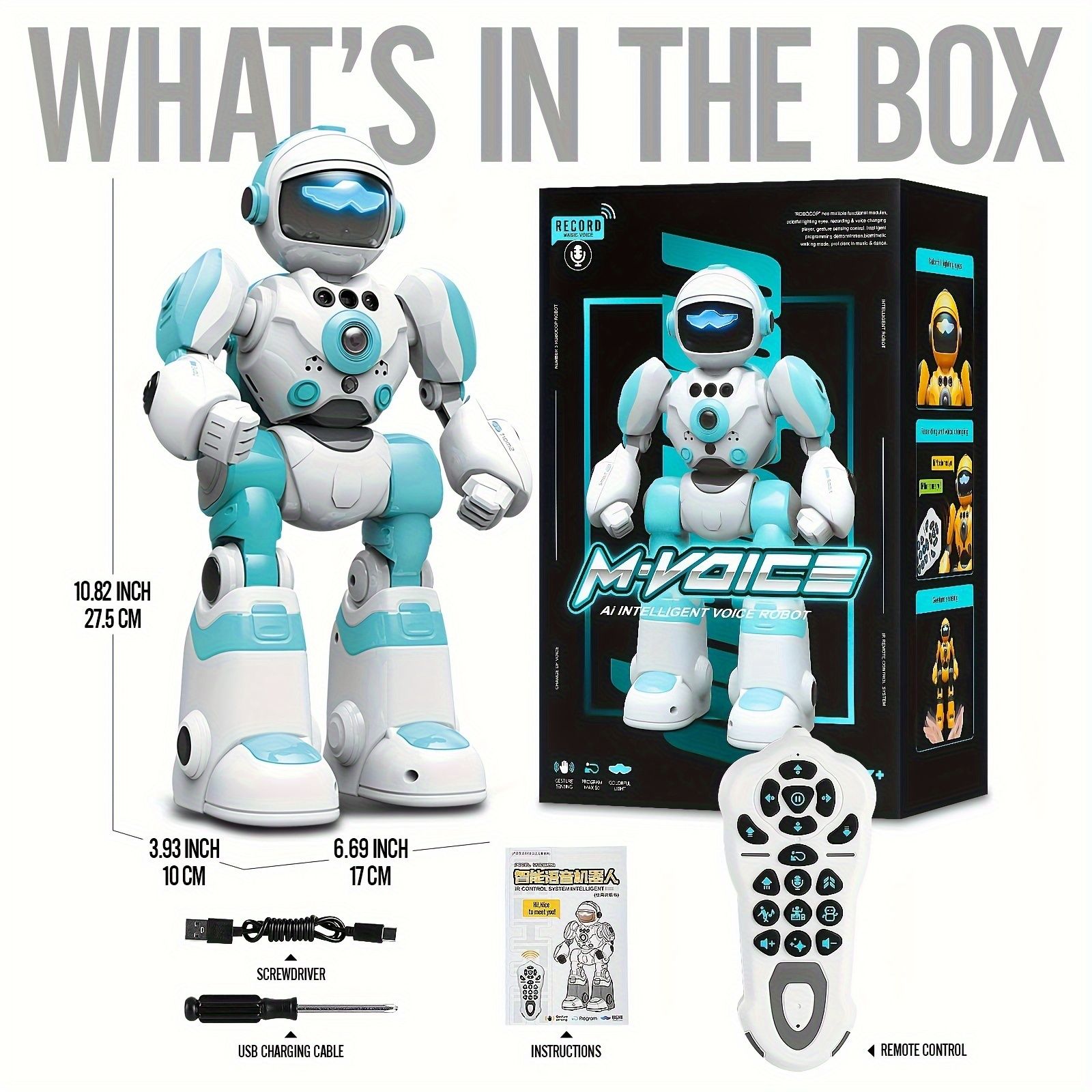 メシオンディーAIボイスロボットおもちゃ 子供用 - プログラマブル