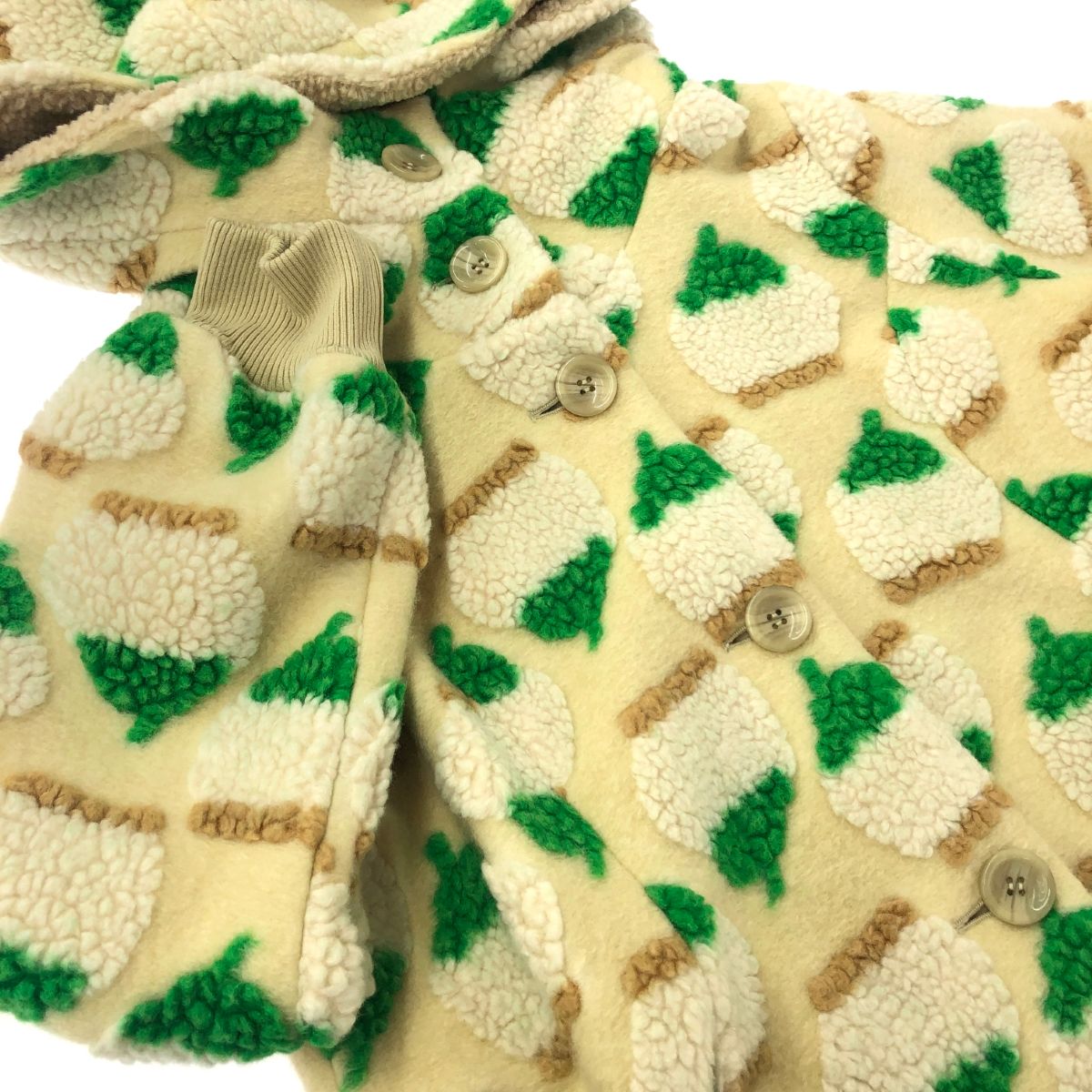 美品 franchelippee フランシュリッペ すずらん ボアフード