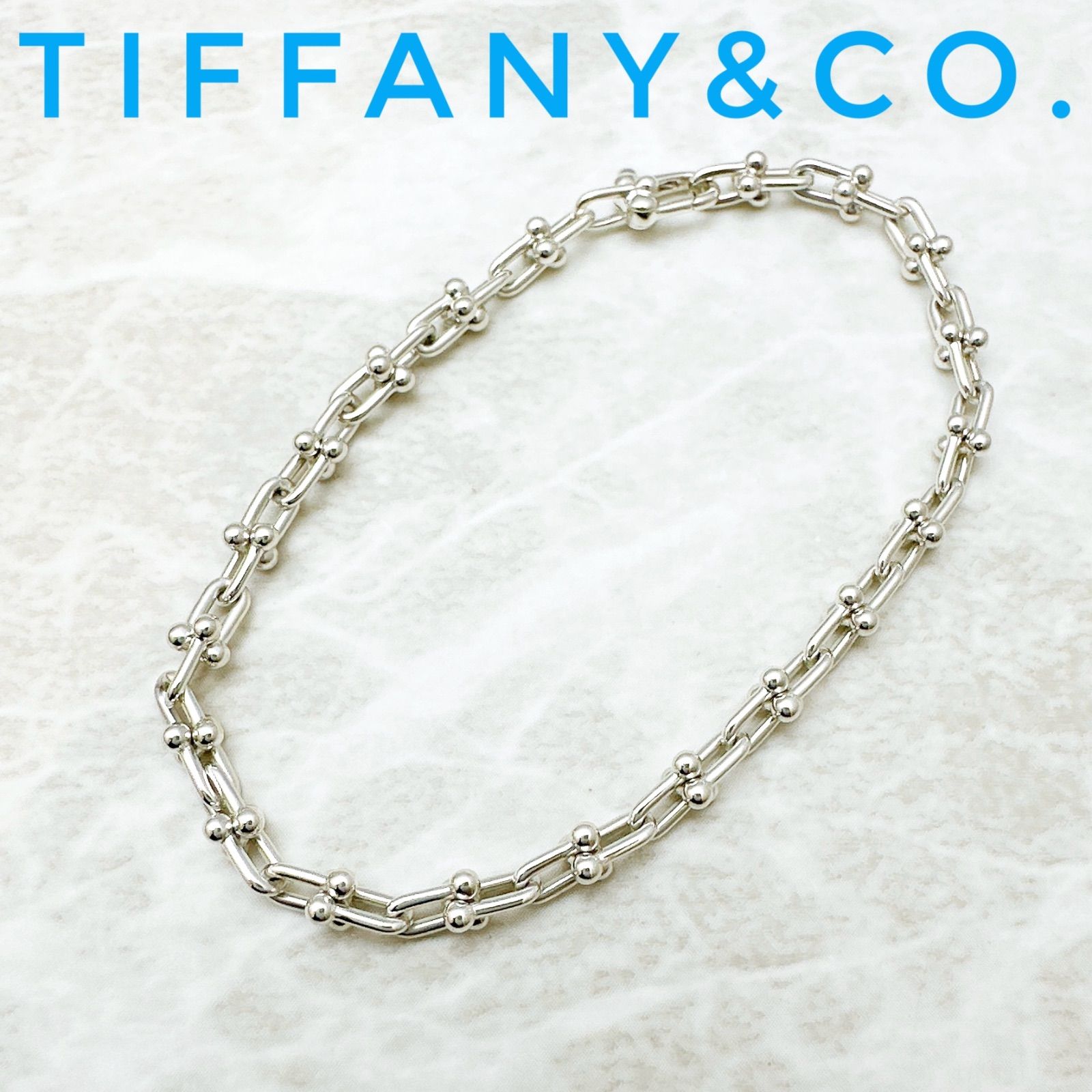 美品?Tiffany＆Co. ハードウェア マイクロリンク シルバー 