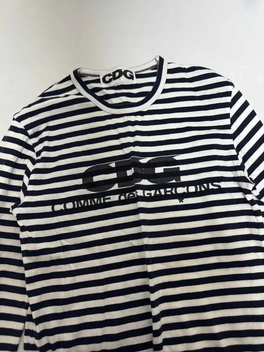 COMME des GARCONS(コム・デ・ギャルソン) 安い CDG ストライプ 長袖 T