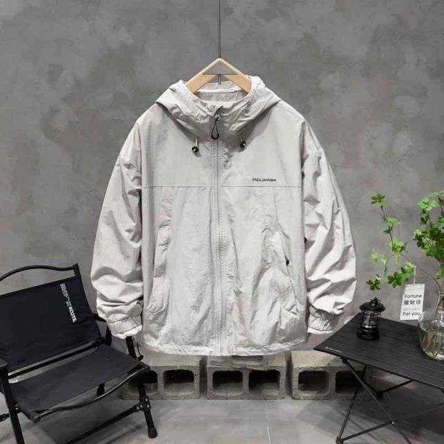 秋冬 コーデ メンズ 服 シンプル ファッション オシャレ 大人 かっこいい 大きいサイズ ストリート 紳士服 アウトドア ジャケット 日焼け防止 シンプル フード付き ワーク ジャケット