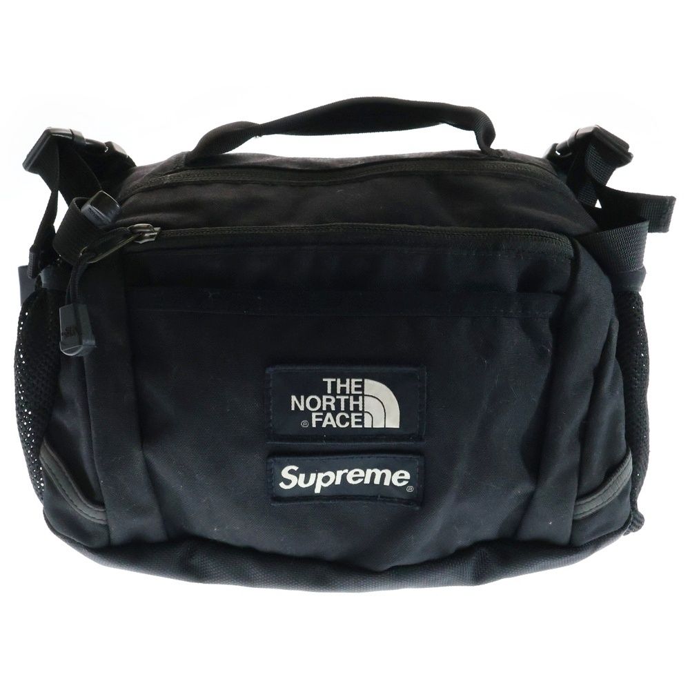 SUPREME シュプリーム 18AW ×THE NORTH FACE Expedition Waist Bag NF0A3SE7 ザノースフェイス エクスペディション ウェストバッグ ショルダーバッグ ボディバッグ ブラック