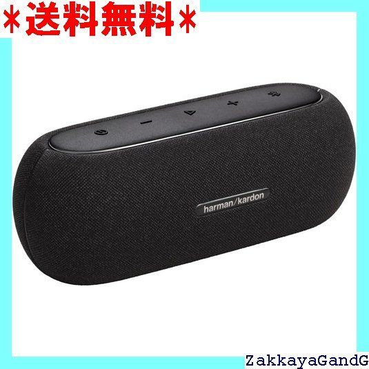 Harman Kardon LUNA Wireless Bluetoothポータブルスピーカー | 2ウェイスピーカー | IP67防塵防水 | 内蔵バッテリー最大12時間駆動 | USB Type-C充電|リサイクル素材使用|ブラック 235