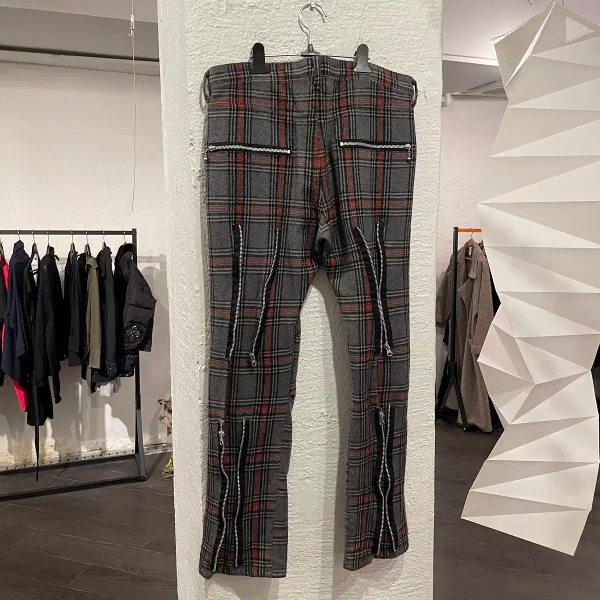 【雷市場（ポンジャン）商品韓国直送】 JUNYA WATANABE(ジュンヤワタナベ) マン ボンデージ チェック パンツ