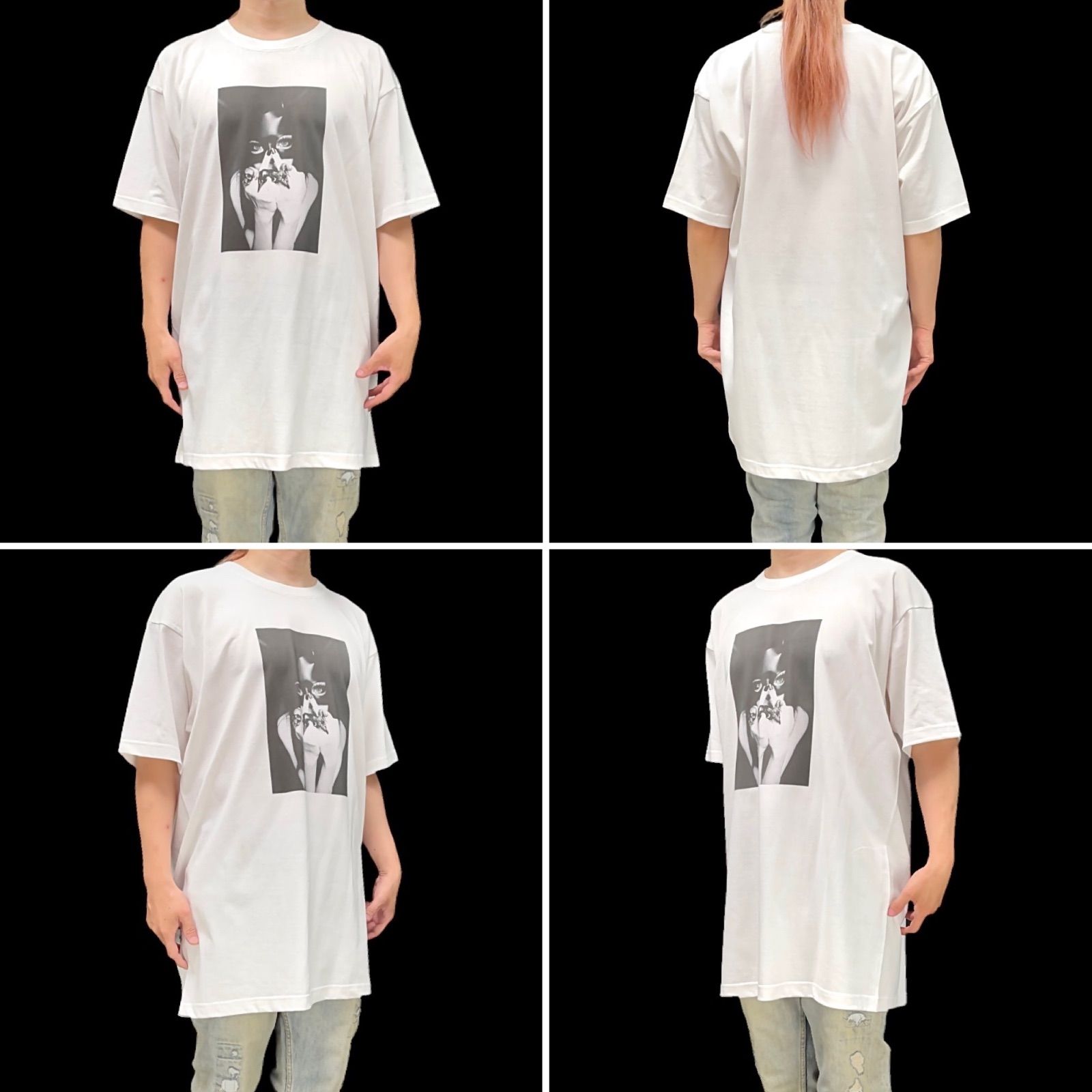 オリジナル ビッグ Tシャツ ゴシック バニーマスク バットガール 