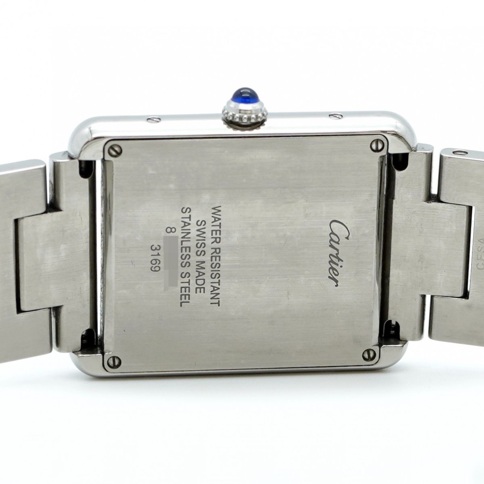 カルティエ タンク ソロ LM W5200014 シルバー SS メンズ 腕時計