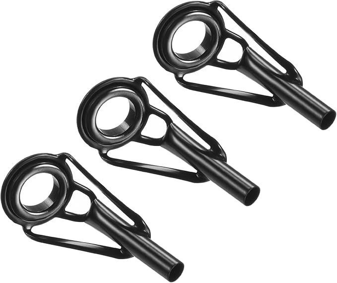 【在庫処分】PATIKIL 2.6mm チューブ径 釣竿の穂先 釣りロッドチップ ロッドティップリング 釣り道具修理キット 3個入り ステンレス鋼 ブラック 塩水淡水釣り用 | PATIKIL 価格.com 釣り竿 ロッドチップの通販 安い商品を通販サイト