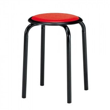 藤沢工業 TOKIO スツール M-24T レッド 10脚入