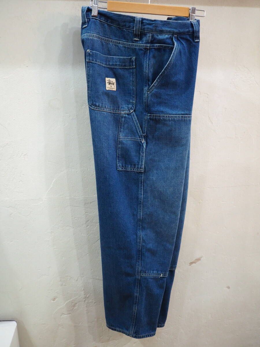 ◆STUSSY ステューシー Denim Work ダブルニー デニム ペインターパンツ ワークパンツ ボトムス 116482 USAモデル ｗ32◆