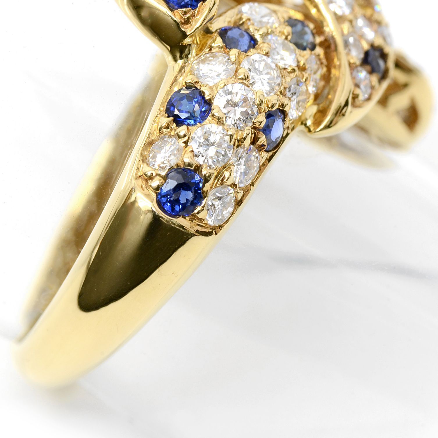 Graff グラフ サファイア ダイヤモンド リング 5.9g ダイヤ1.79ct 約13 
