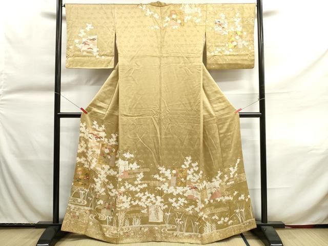 トールサイズ 金駒刺繍 金彩 色味の良い 染め分け 正絹 AK-4355. 000000008468_z1TCxQF.jpg