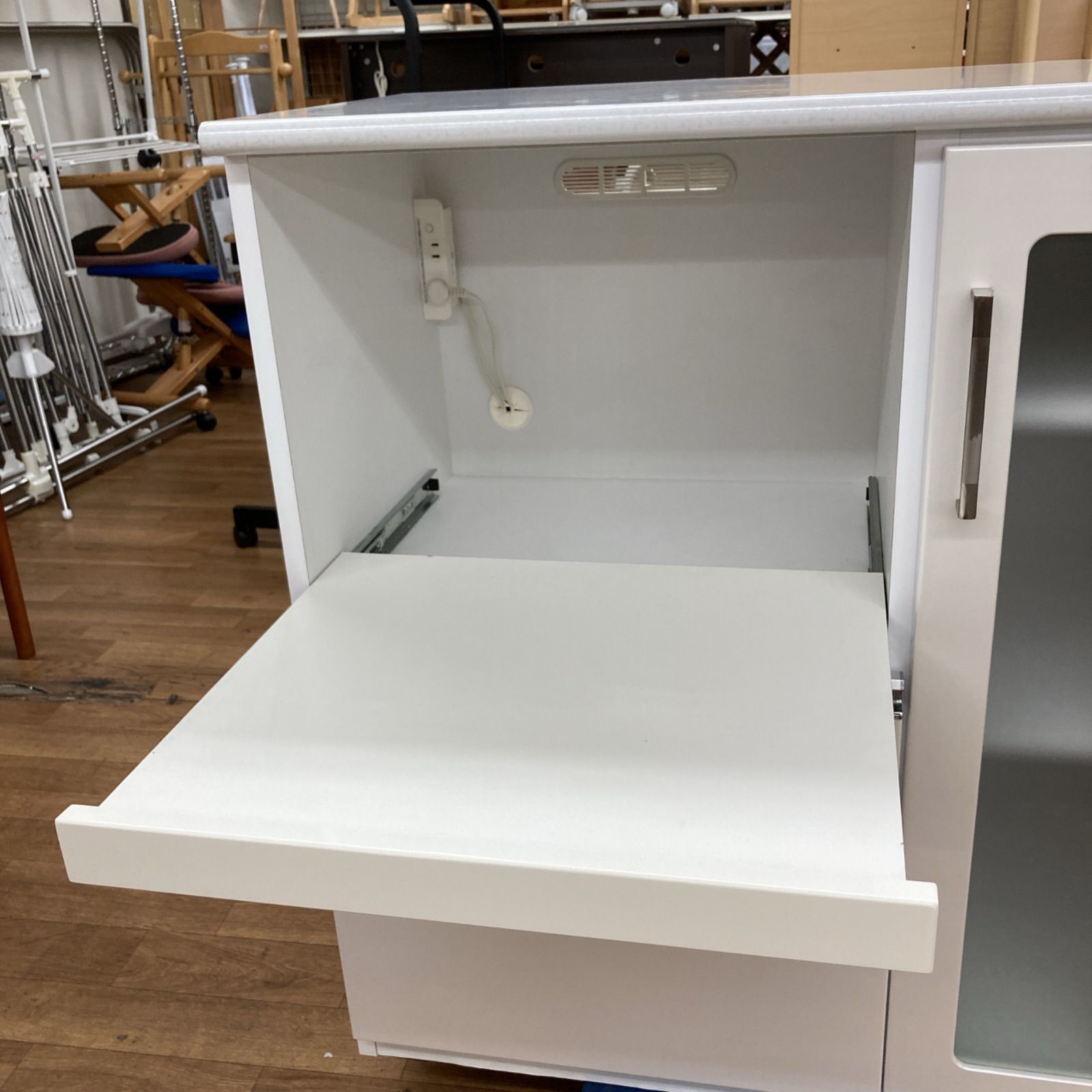 炊飯器置場大き目