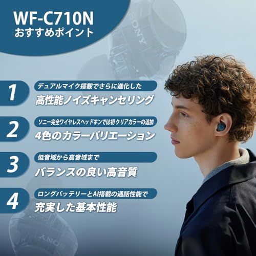 ワイヤレスイヤホン 高性能ノイズキャンセリング