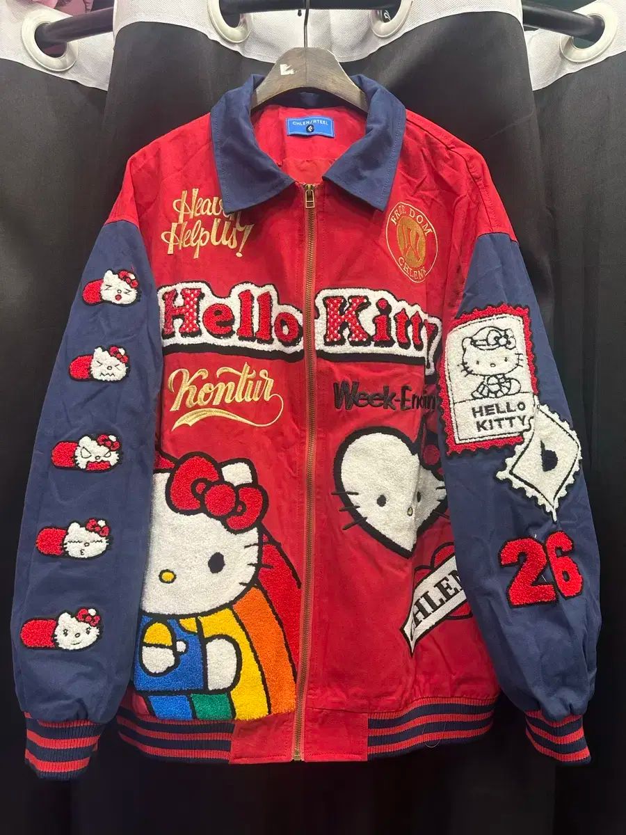 ハローキティ ジャケット レッド ヴィンテージ スタイル