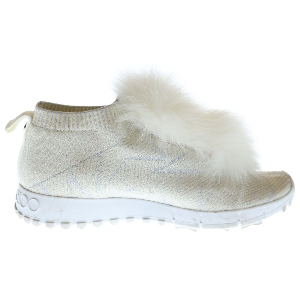 JIMMY CHOO (ジミーチュウ) ファー スニーカー シューズ