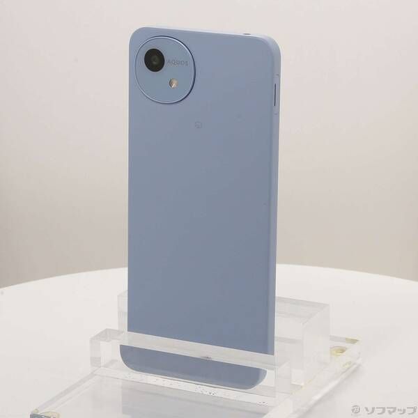 中古品〕 AQUOS wish4 64GB ブルー SH-52E docomo SIMフリー