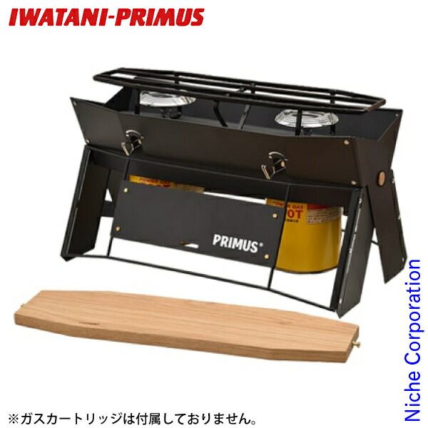 【新品】 イワタニプリムス オンジャ P-COJ-BK ブラック イワタニ ツーバーナー キャンプ用品 防災