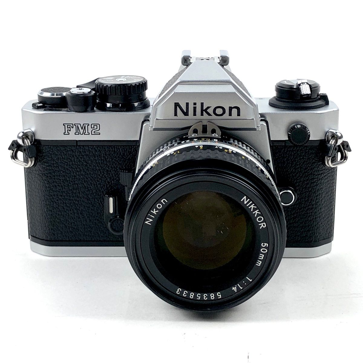 ニコン Nikon NEW FM2 シルバー + Ai-S NIKKOR 50mm F1.4 フィルム