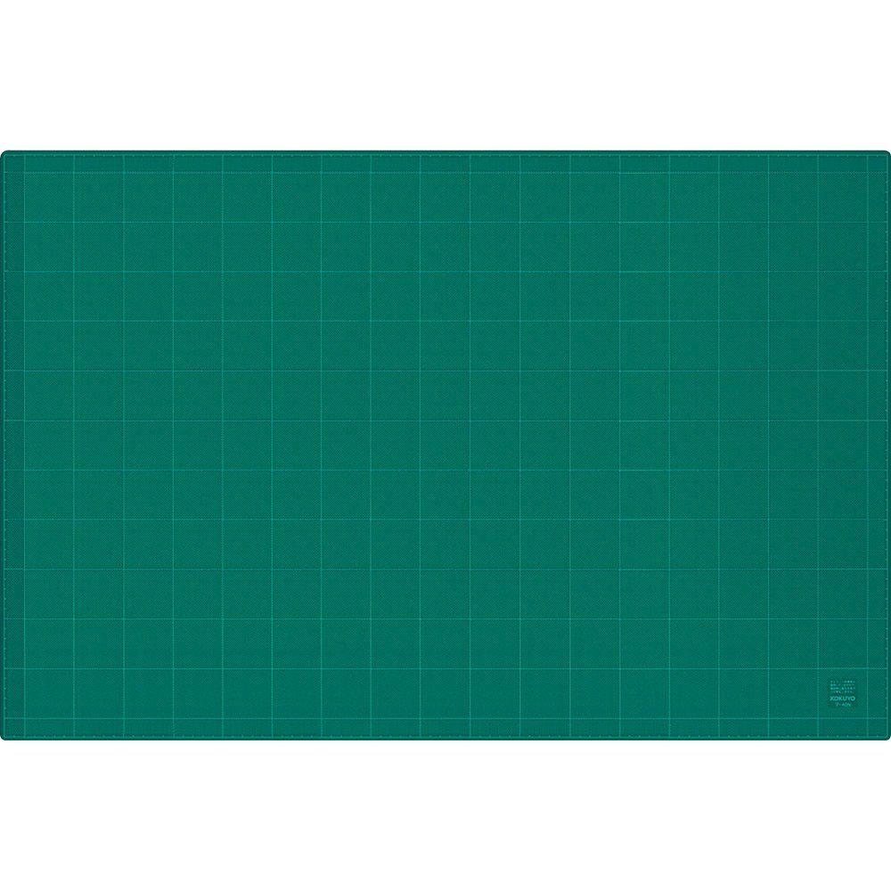 コクヨ カッティングマット 3mm厚 グリーン 両面 方眼罫 600×900mm マ-44N 1点