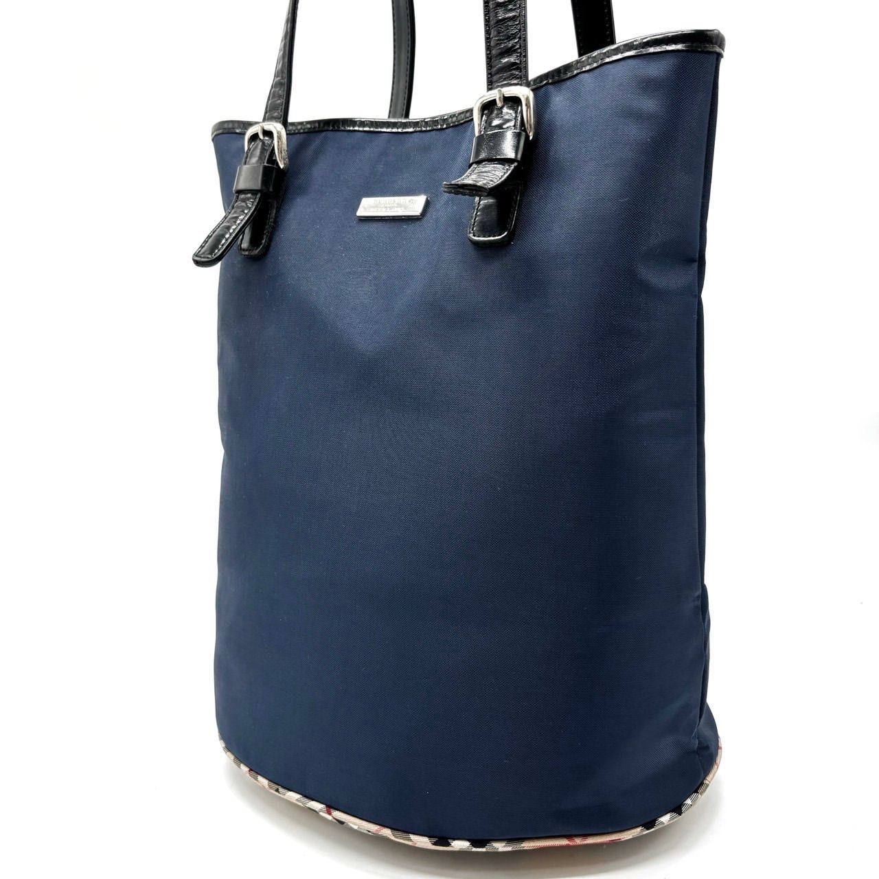 良品✨バーバリー バケツ型 ノバチェック トートバッグ A4 肩掛け