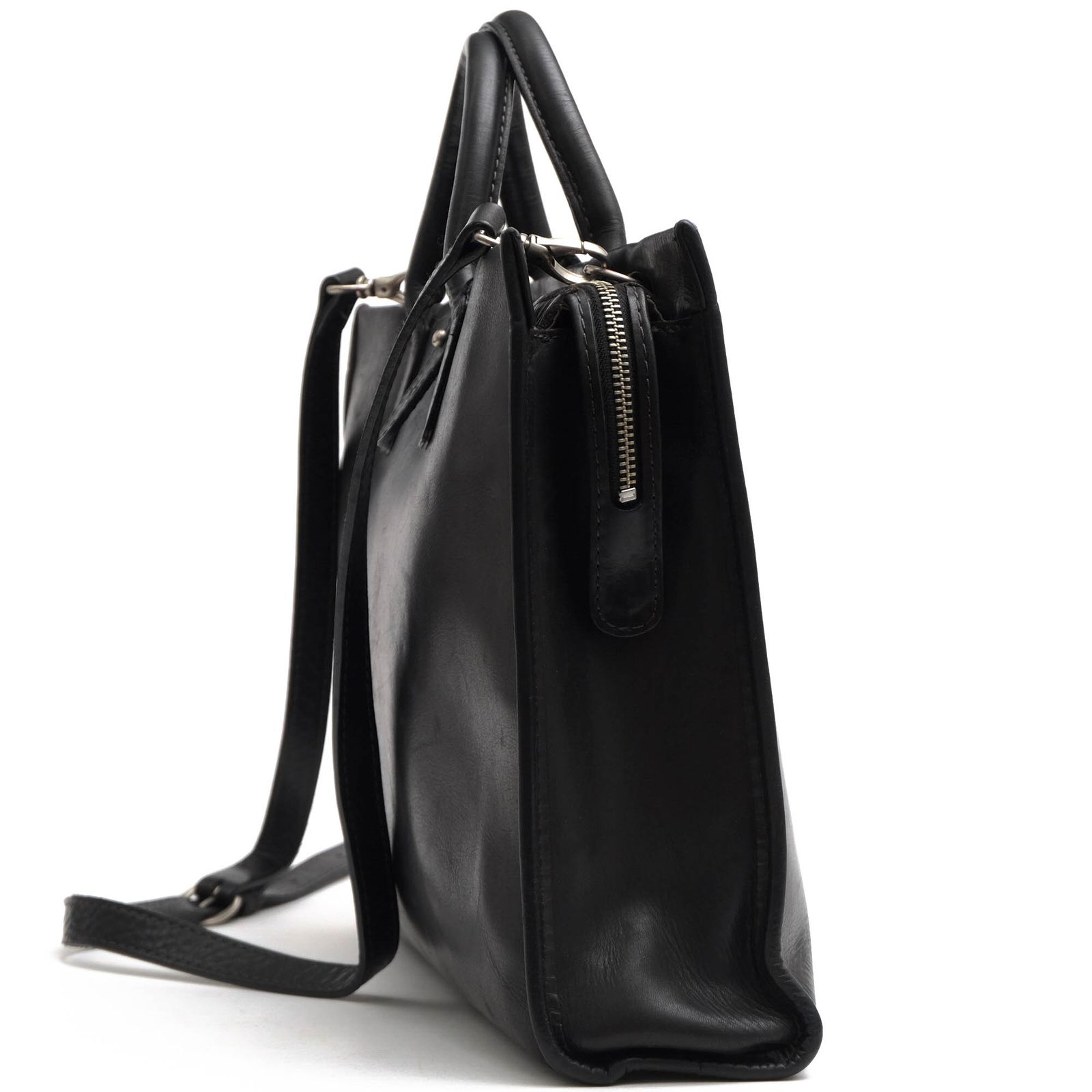 INDEED 本革黒ビジネスバッグ