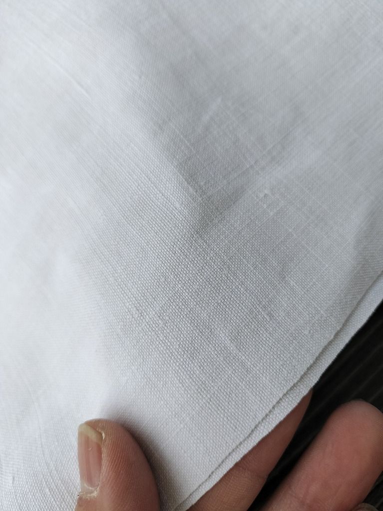 フランス・アンティーク＊リネン刺繍シーツ203×293