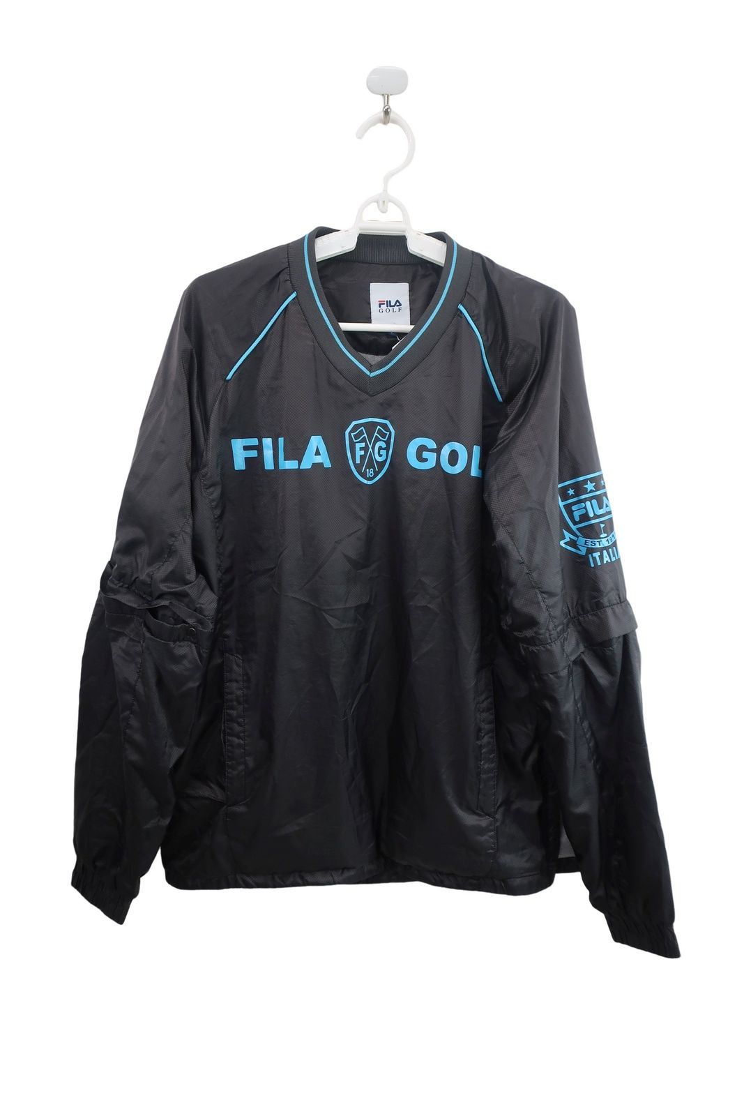 FILA GOLF(フィラゴルフ) スニード 黒 メンズ L ゴルフウェア