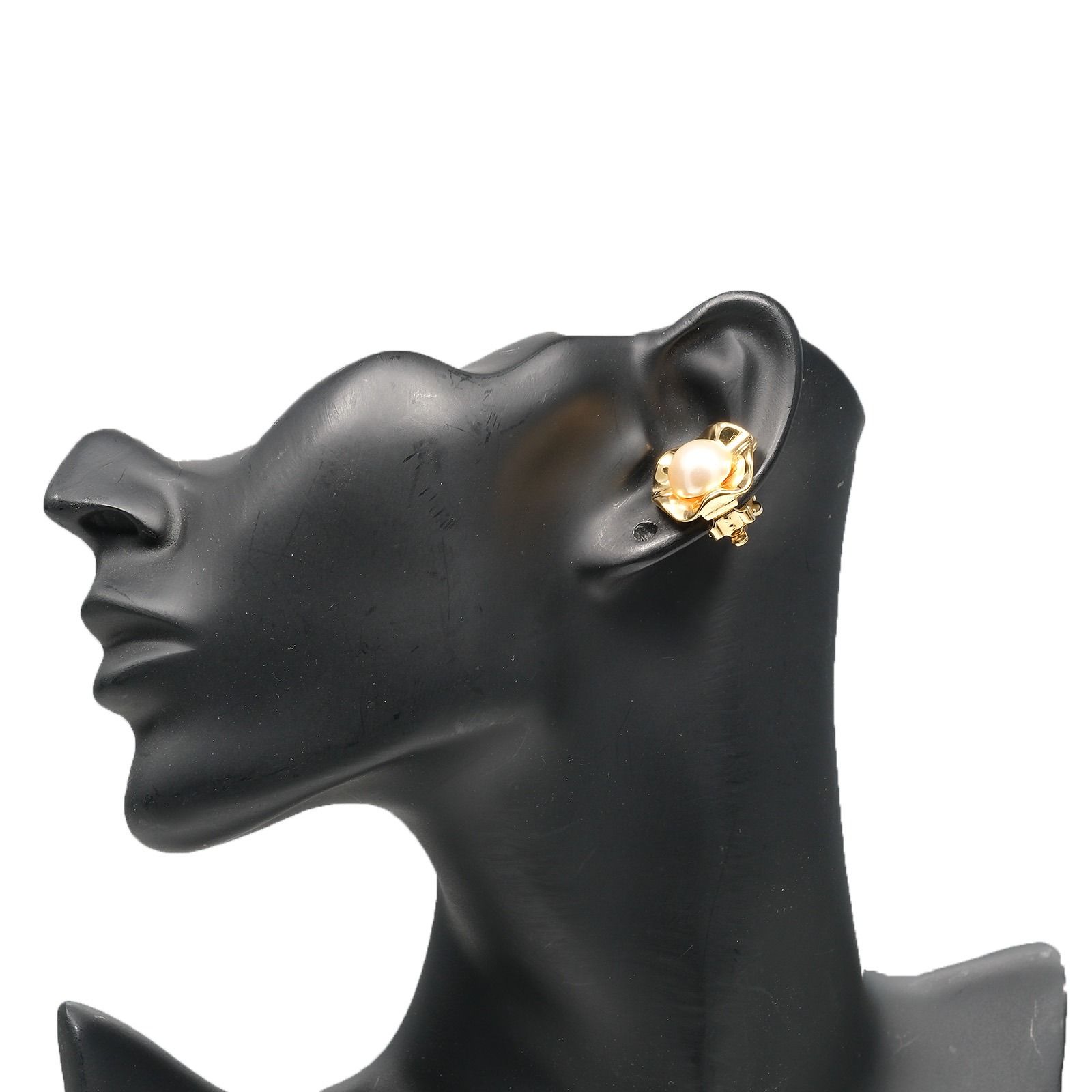 NINA RICCI ニナリッチ 金メッキ×フェイクパール レディース 13.7g イヤリング