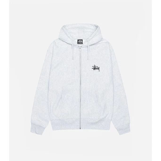 【新品未使用】STUSSY ステューシー ベーシック ジップパーカー BASIC STUSSY ブラック 男女兼用