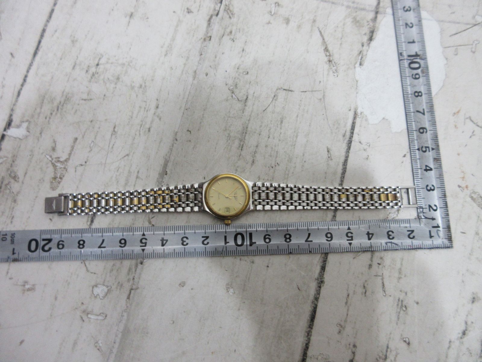 33. LONGINES ロンジン 腕時計 7145 Flagship ラウンド デイト 金文字