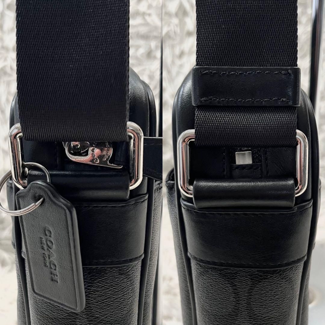 極美品★ コーチ メンズ COACH フライト バッグ ショルダーバッグ 美品 COACH コーチ ショルダーバッグ フライトバッグ 斜掛け クロス