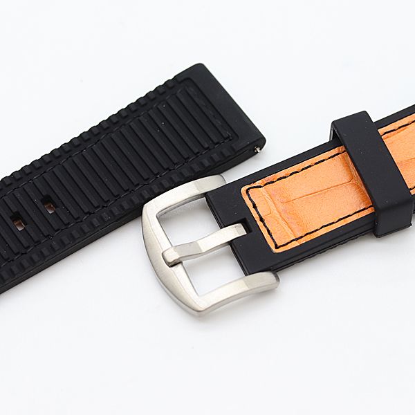 パネライ 純正品 ラバーベルト オレンジ 幅22mm-20mm PANERAI パネライ
