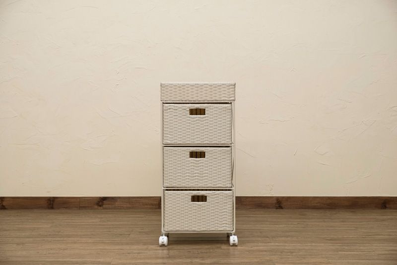 ラタン調 チェスト