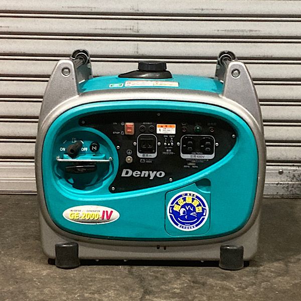 デンヨー 2.0kVA インバーター発電機 No.3 GE-2000SS-IV