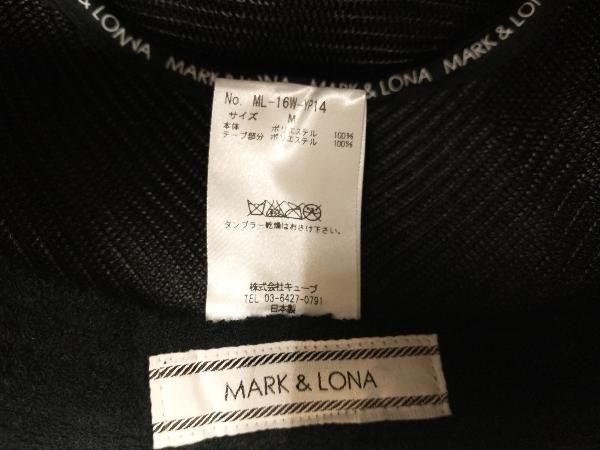 MARK＆LONA マーク＆ロナ ソフト フェルト ハット サイズM ブラウン 星