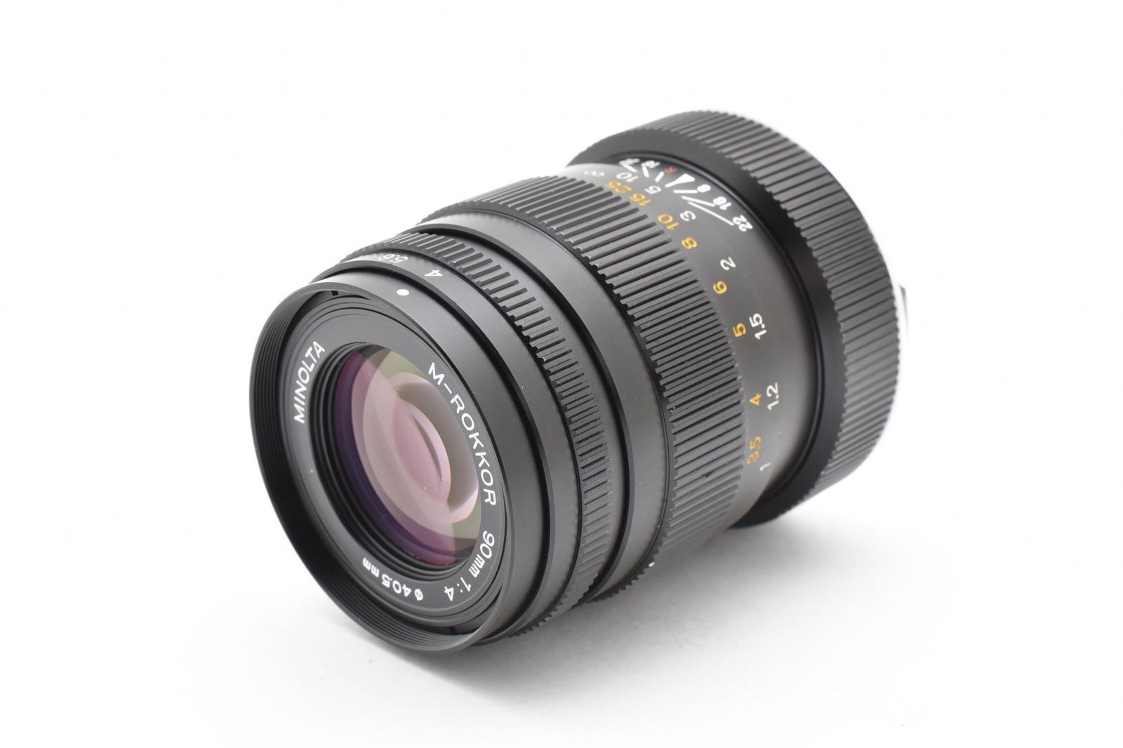 上 ミノルタ MINOLTA M-ROKKOR 90mm F4 ライカ Leica Mマウント用 完動品 71P12A508004