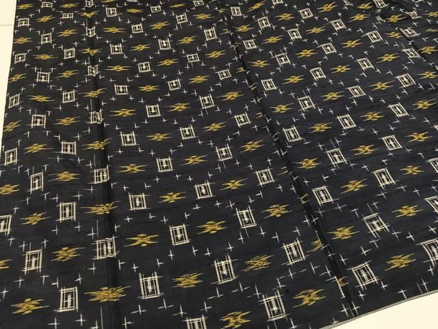 平和屋着物○本場琉球絣 紬 正絹 逸品 AABA4355ph