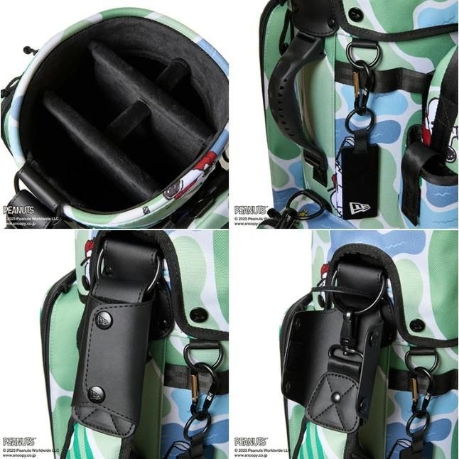 ニューエラ ゴルフ キャディーバッグ 9型 PEANUTS ピーナッツ