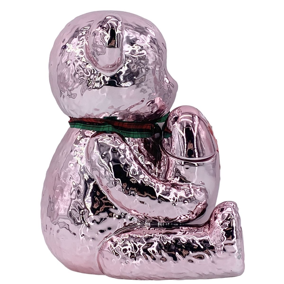 中古】空ボトル テディデキャンタ ROSE メタリックピンク くま