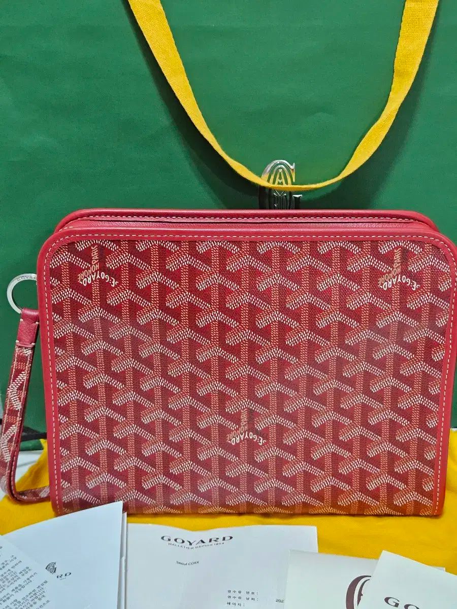 ゴヤール ジュール デュ トワレ バッグ MM Size - キーホルダー Red