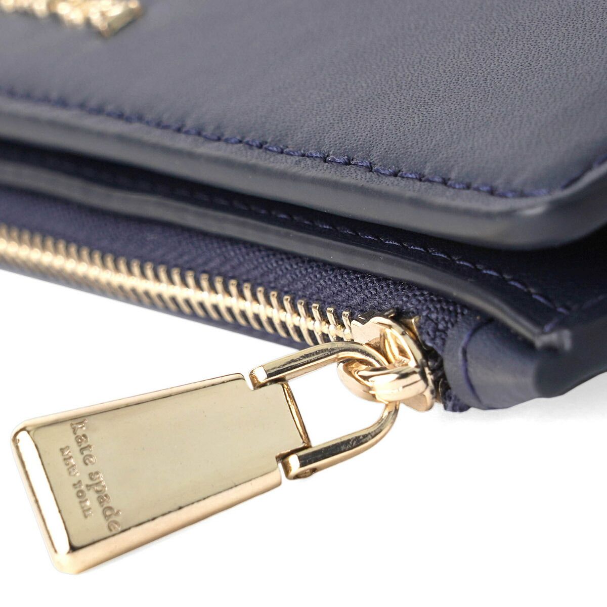 新品 ケイトスペード kate spade 長財布 ジップスリムウォレット ブルーマルチ 新品 ケイトスペード kate spade 長財布 ジップスリムウォレット